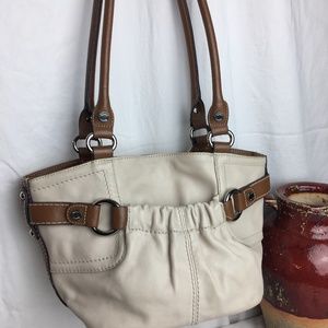 Simply Vera Vera Wang Cream Shoulder Purse